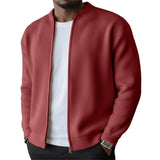 BRUNEL PARIS | Veste Zippée en Velours Côtelé pour Homme — Rouge