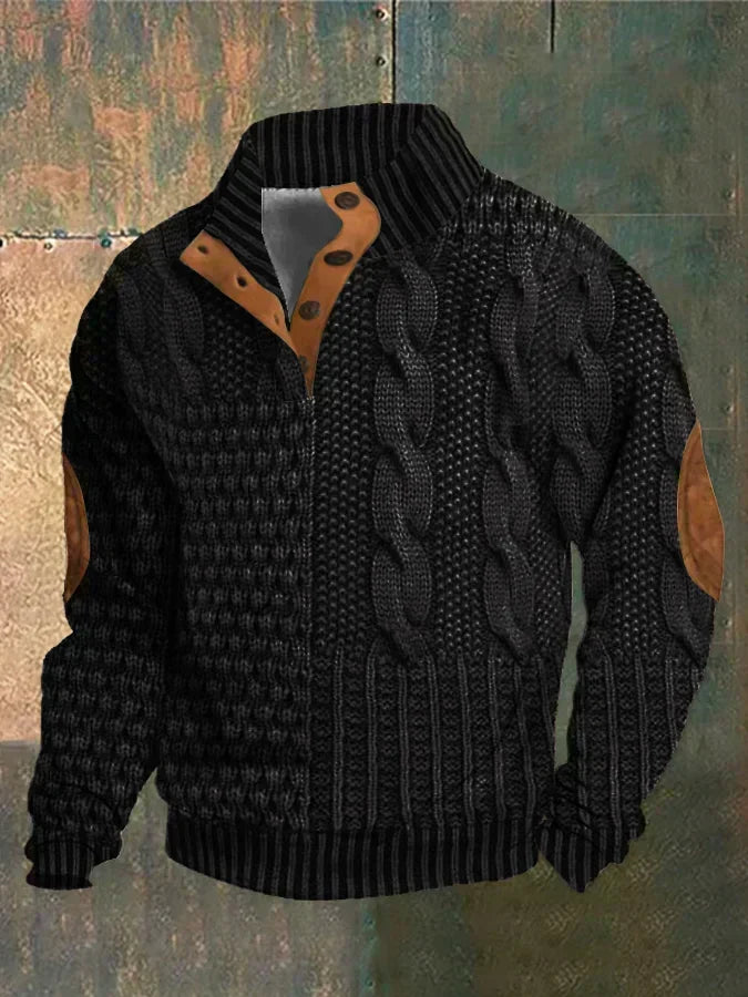BRUNEL PARIS | PULLOVER CHAUD À MOTIF