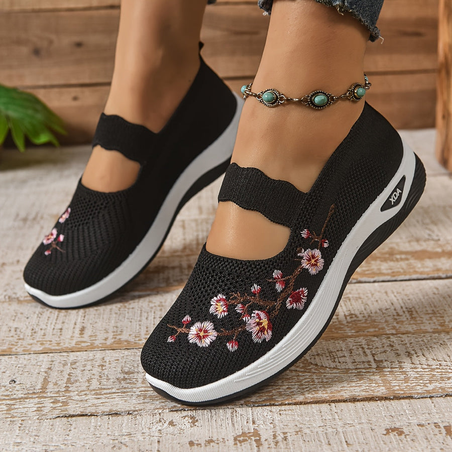 BRUNEL PARIS | BASKETS FLORALE EMBROIDÉES POUR FEMMES