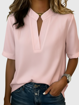 BRUNEL PARIS | Blouse Élégante à Col Raffiné