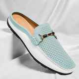 BRUNEL PARIS | Mocassin Sabot en Cuir Homme - Respirant