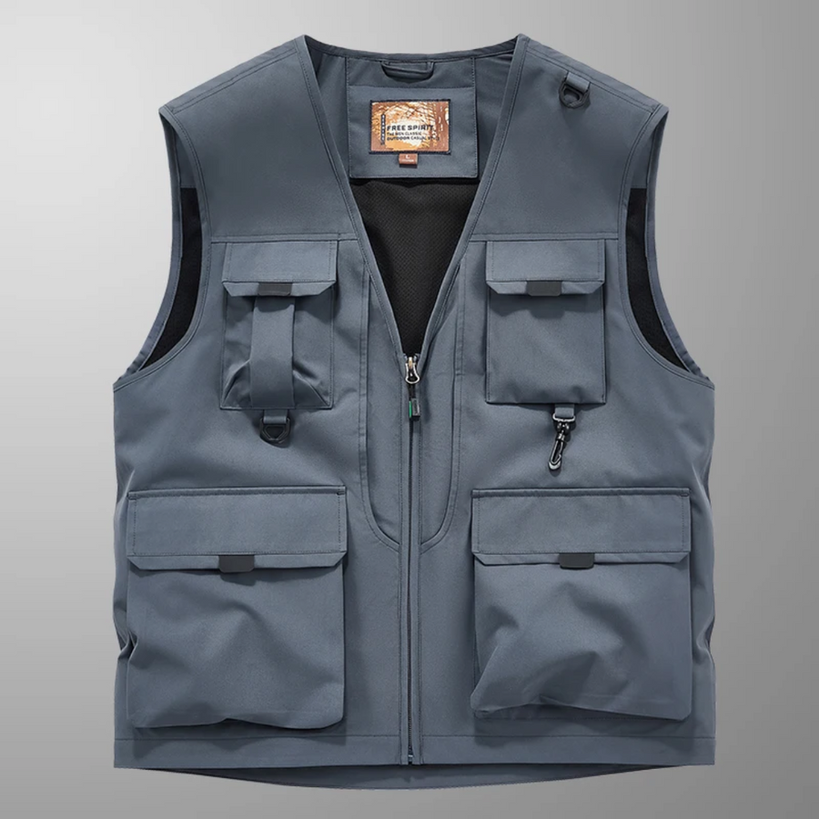 BRUNEL PARIS | Gilet cargo élégant et décontracté