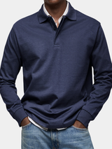 BRUNEL PARIS | POLO ÉLÉGANT À MANCHES LONGUES POUR HOMME