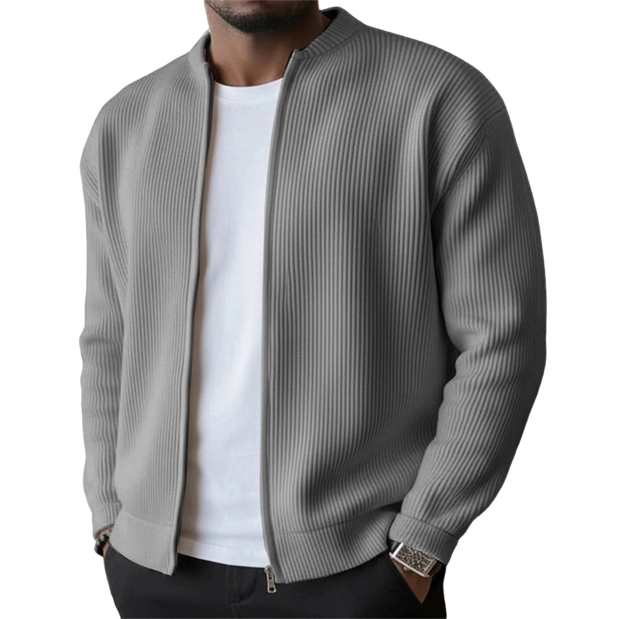 BRUNEL PARIS | Veste Zippée en Velours Côtelé pour Homme — Gris