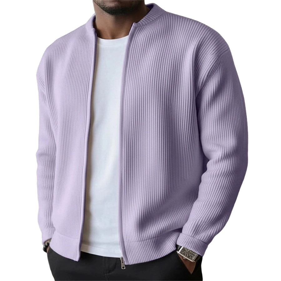 BRUNEL PARIS | Veste Zippée en Velours Côtelé pour Homme — Violet
