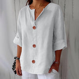 BRUNEL PARIS | CHEMISE À COL EN V POUR FEMMES