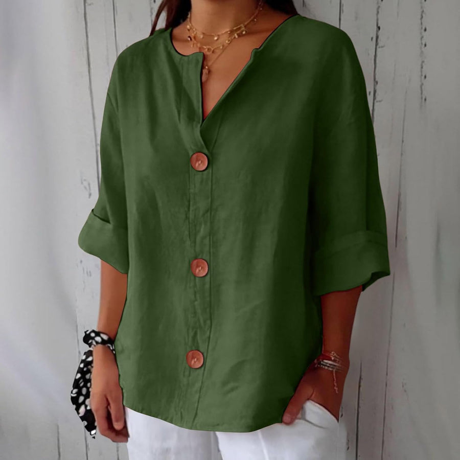 BRUNEL PARIS | CHEMISE À COL EN V POUR FEMMES
