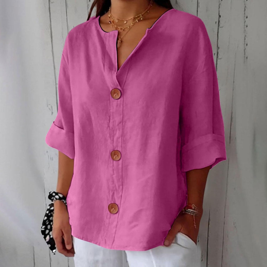BRUNEL PARIS | CHEMISE À COL EN V POUR FEMMES