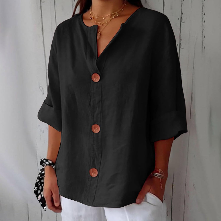 BRUNEL PARIS | CHEMISE À COL EN V POUR FEMMES