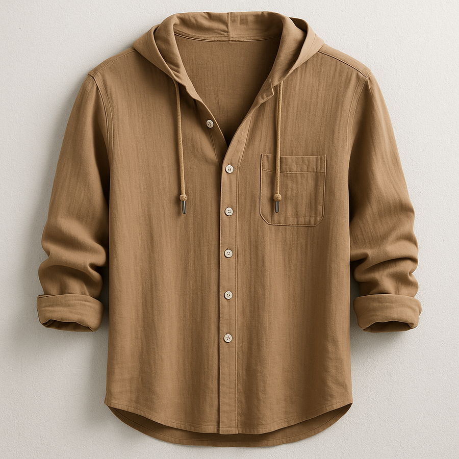 BRUNEL PARIS | CHEMISE DE LUXE AVEC CAPUCHE