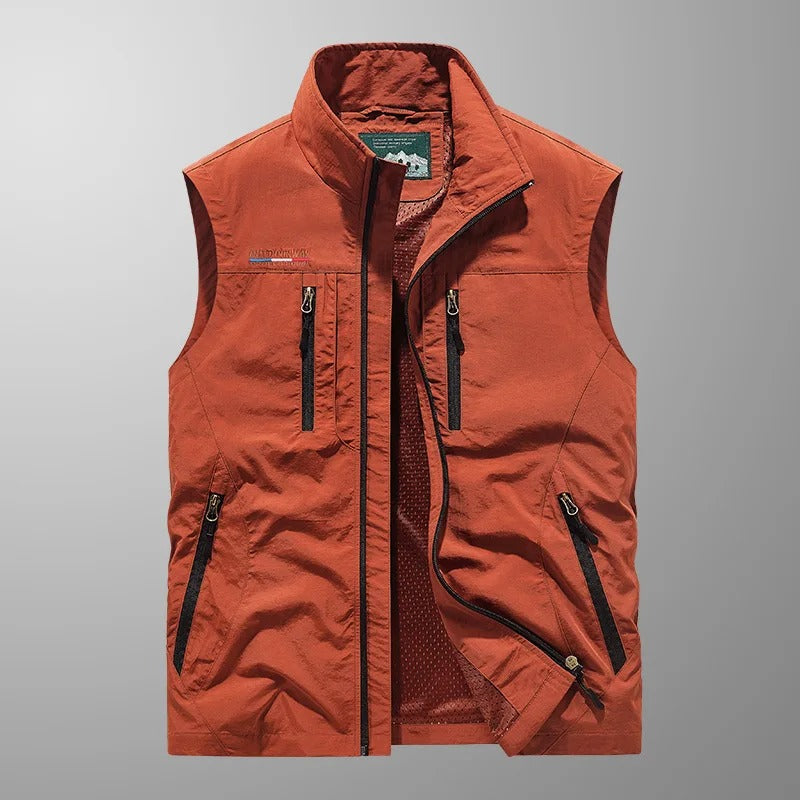 BRUNEL PARIS | Gilet de Charge Respirant avec Multiples Poches