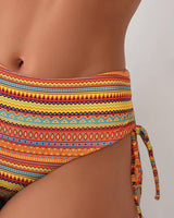 ENSEMBLE TANKINI IMPRIMÉ ETHNIQUE POUR FEMME