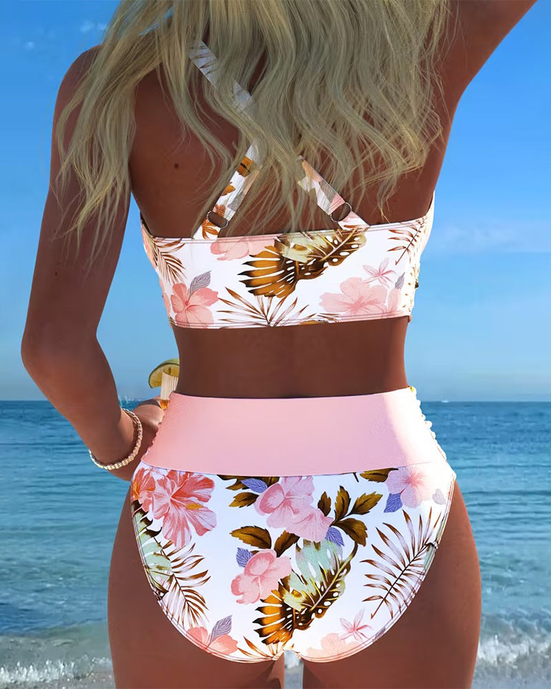 ENSEMBLE TANKINI IMPRIMÉ POUR FEMME