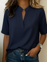BRUNEL PARIS | Blouse Élégante à Col Raffiné