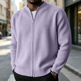 BRUNEL PARIS | Veste Zippée en Velours Côtelé pour Homme — Violet