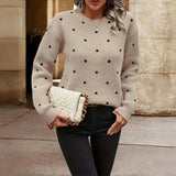 BRUNEL PARIS | PULL EN MAILLE À POIS POUR FEMME