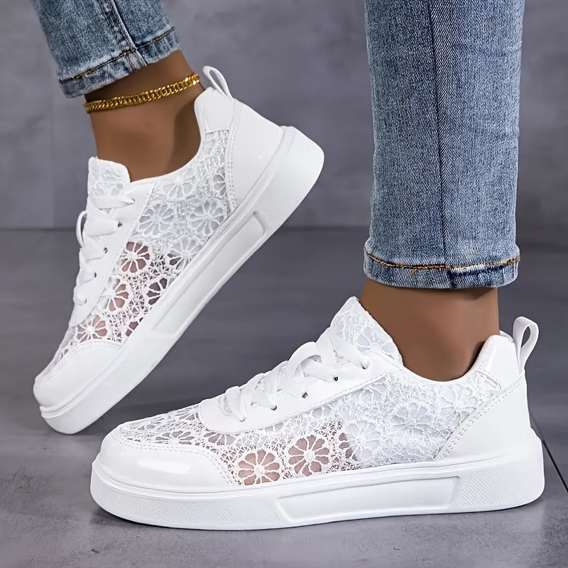 BRUNEL PARIS | Baskets en Dentelle Florale