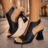 BRUNEL PARIS | SANDALES À TALON TISSÉES POUR FEMMES