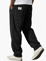 BRUNEL PARIS | Pantalon en velours côtelé à taille élastique pour homme