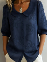 BRUNEL PARIS | Blouse légère florale élégance naturelle