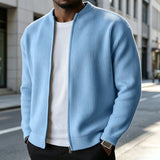 BRUNEL PARIS | Veste Zippée en Velours Côtelé pour Homme — Bleu