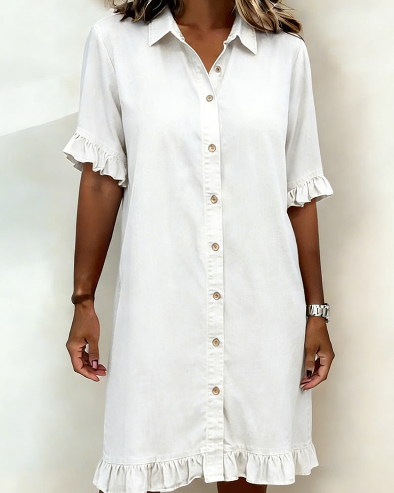 BRUNEL PARIS | Robe Quinn™ Douce Coupe Décontractée Légère Style Casual