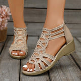BRUNEL PARIS | SANDALE COMPENSÉE CHIC POUR FEMME