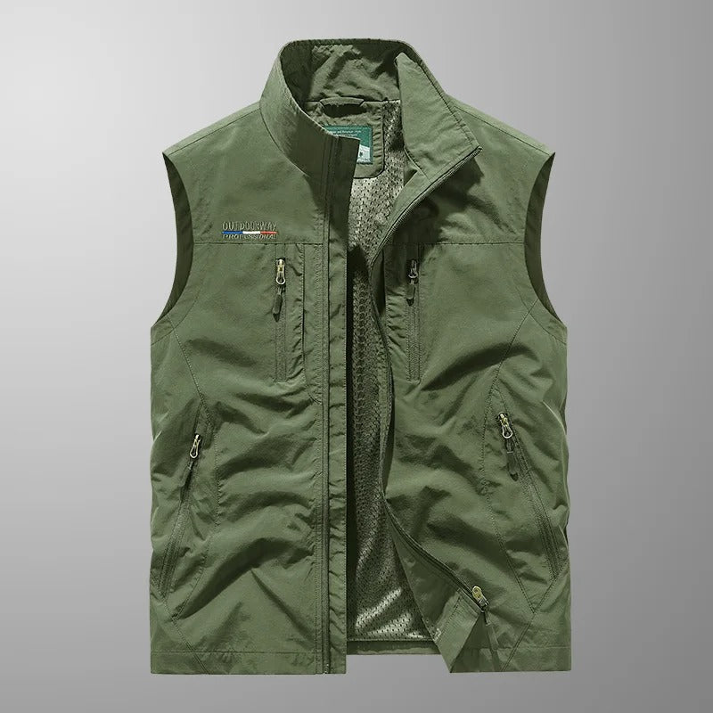 BRUNEL PARIS | Gilet de Charge Respirant avec Multiples Poches