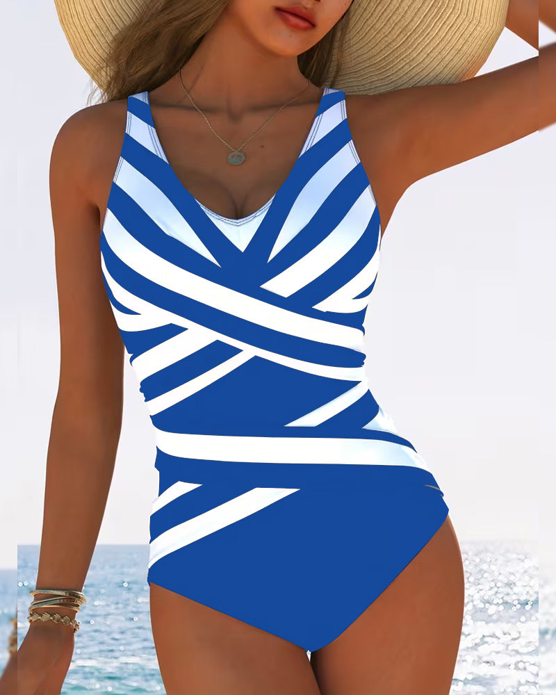 ENSEMBLE TANKINI IMPRIMÉ POUR FEMMES
