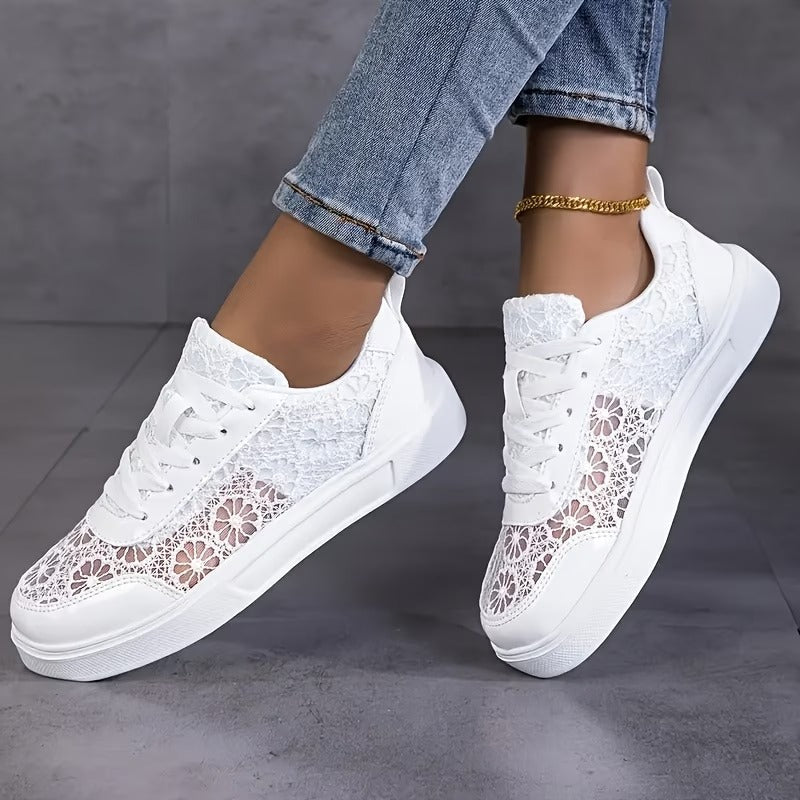BRUNEL PARIS | Baskets en Dentelle Florale