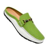 BRUNEL PARIS | Mocassin Sabot en Cuir Homme - Respirant