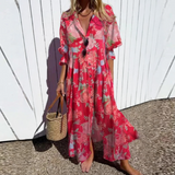BRUNEL PARIS | ROBE MAXI IMPRIMÉE POUR FEMMES