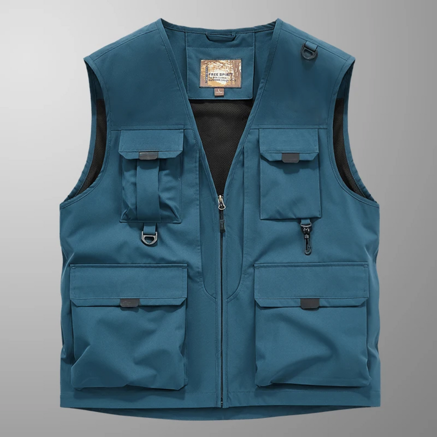 BRUNEL PARIS | Gilet cargo élégant et décontracté