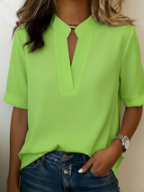 BRUNEL PARIS | Blouse Élégante à Col Raffiné