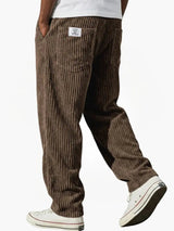 BRUNEL PARIS | Pantalon en velours côtelé à taille élastique pour homme