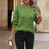 BRUNEL PARIS | PULL EN MAILLE À POIS POUR FEMME