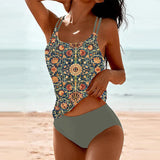 ENSEMBLE TANKINI IMPRIMÉ FLORAL POUR FEMME