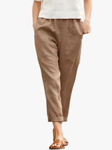 BRUNEL PARIS | PANTALON DROIT D'ÉTÉ POUR FEMMES