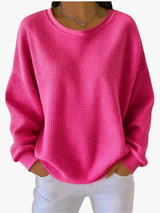 BRUNEL PARIS | PULL OVERSIZE EN MAILLE GAUFRÉE POUR FEMME