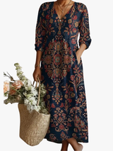 BRUNEL PARIS | ROBE IMPRIMÉE BOHO POUR FEMME