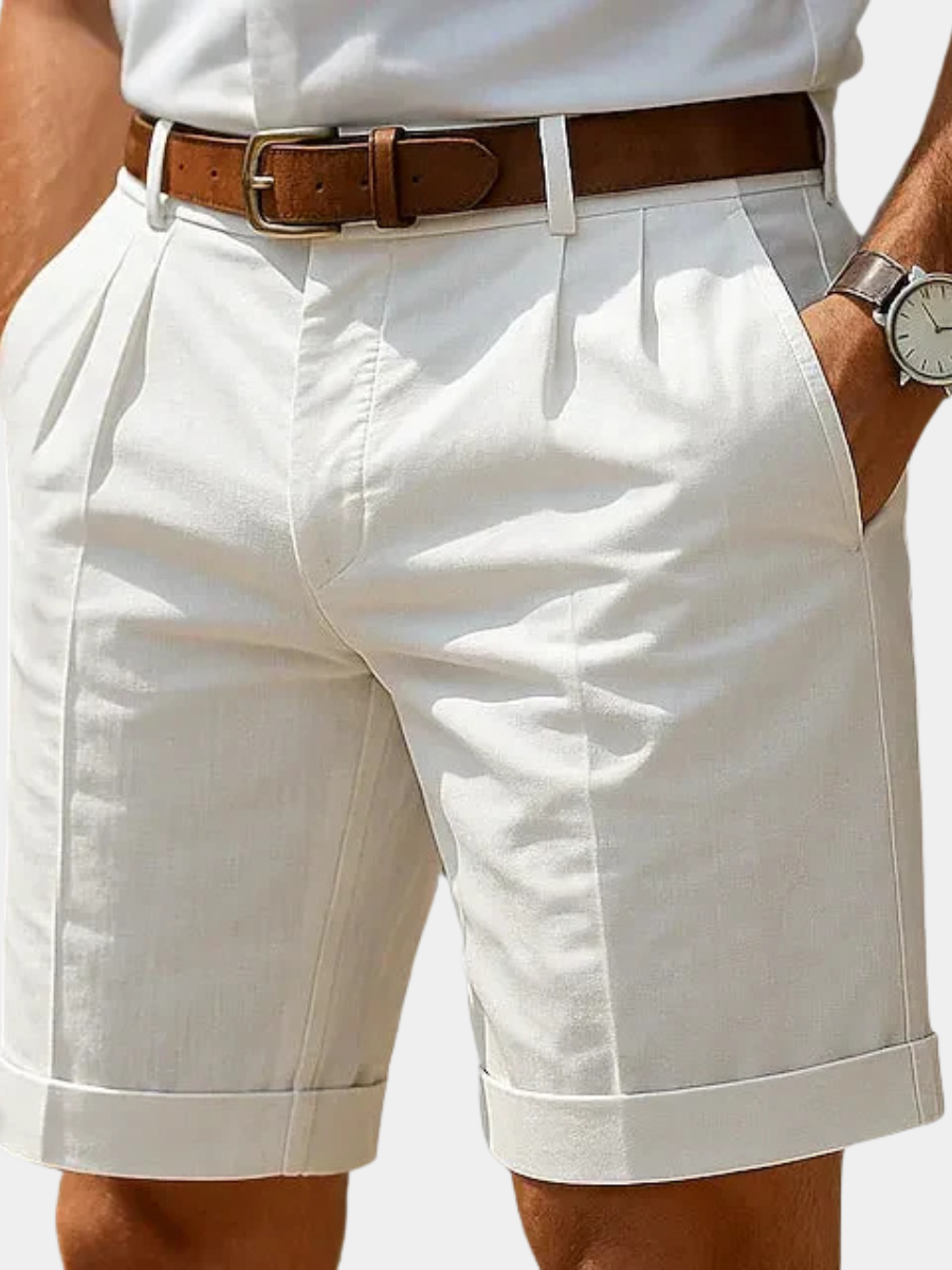 BRUNEL PARIS | SHORT D'ÉTÉ PLISSÉ POUR HOMMES