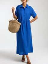 BRUNEL PARIS | Robe chemise fluide estivale