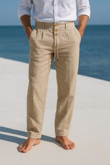 BRUNEL PARIS | PANTALON D'ÉTÉ EN LIN LÉGER