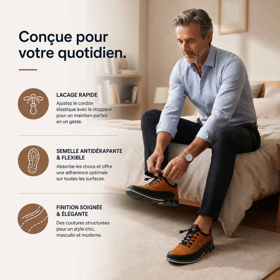 BRUNEL PARIS | Baskets Homme Laçage Rapide