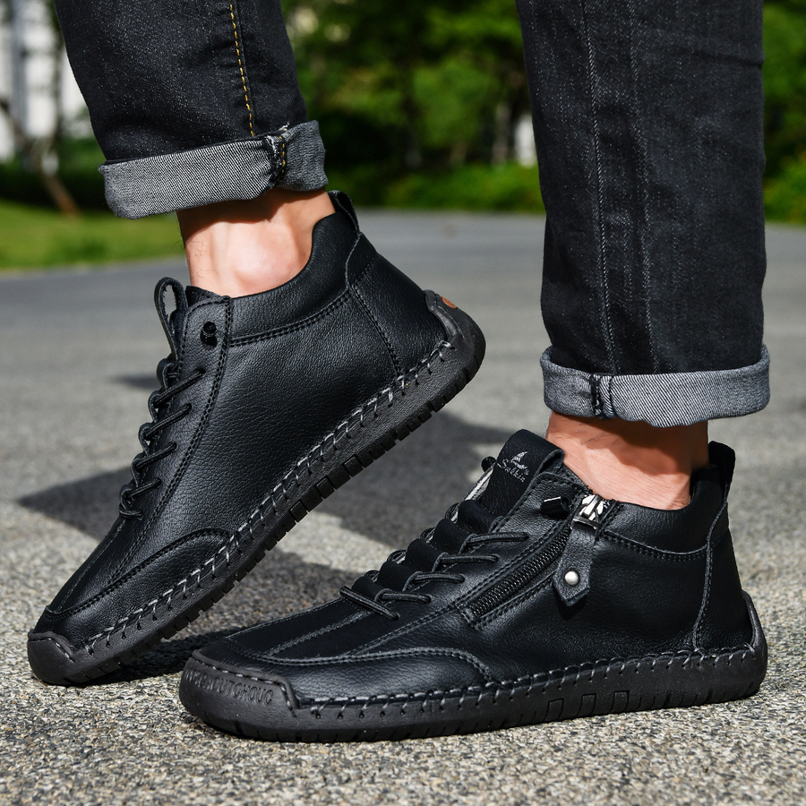 BRUNEL PARIS | CHAUSSURES EN NABUK AVEC ZIP POUR HOMME
