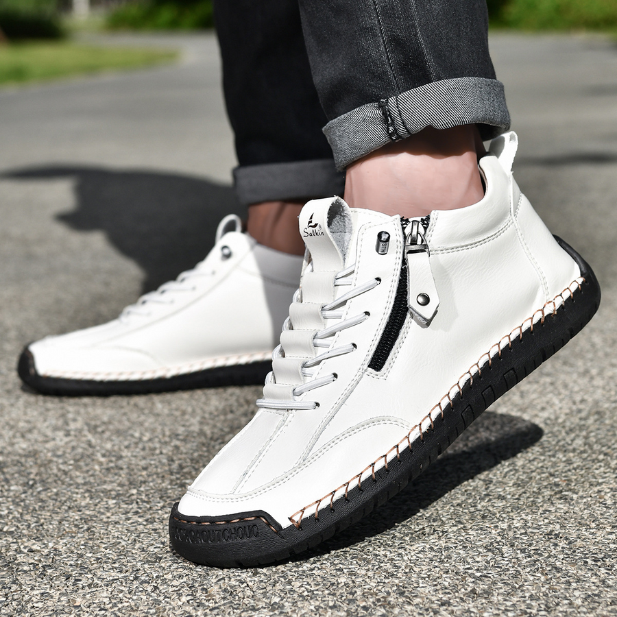 BRUNEL PARIS | CHAUSSURES EN NABUK AVEC ZIP POUR HOMME