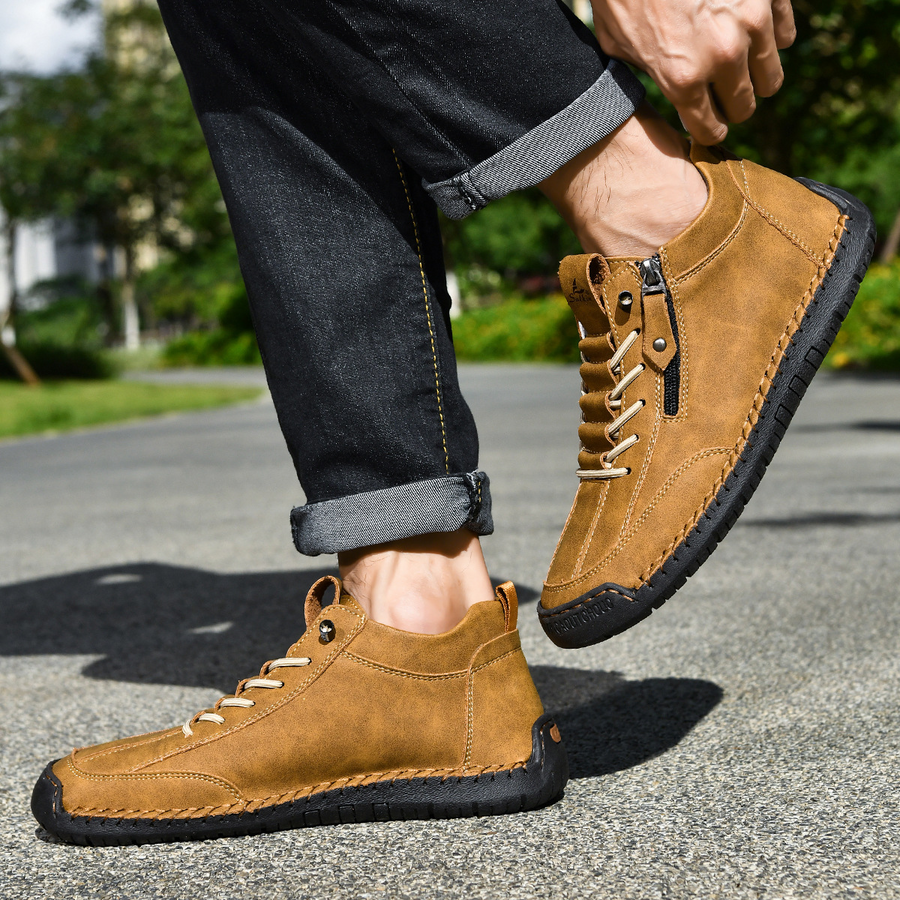 BRUNEL PARIS | CHAUSSURES EN NABUK AVEC ZIP POUR HOMME