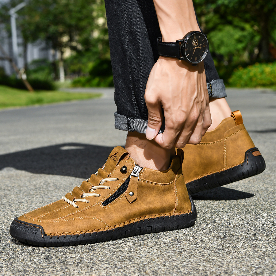 BRUNEL PARIS | CHAUSSURES EN NABUK AVEC ZIP POUR HOMME