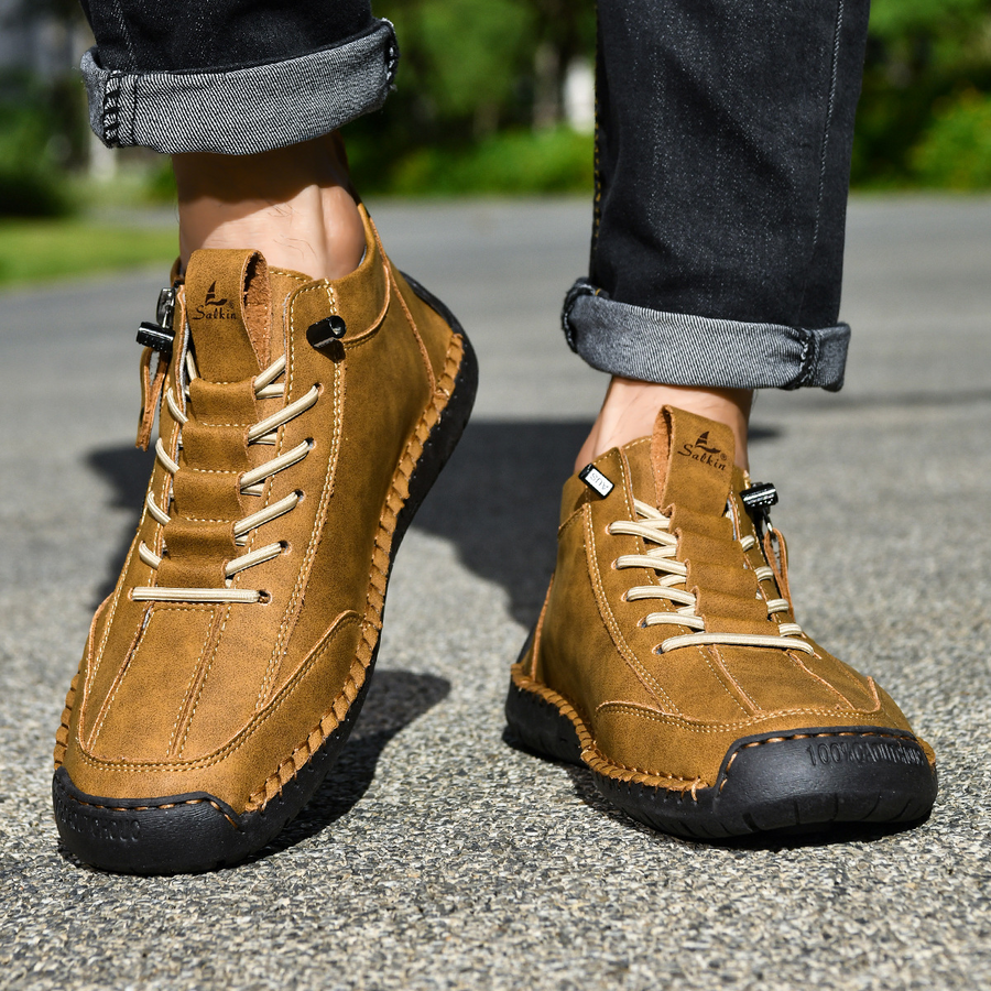 BRUNEL PARIS | CHAUSSURES EN NABUK AVEC ZIP POUR HOMME