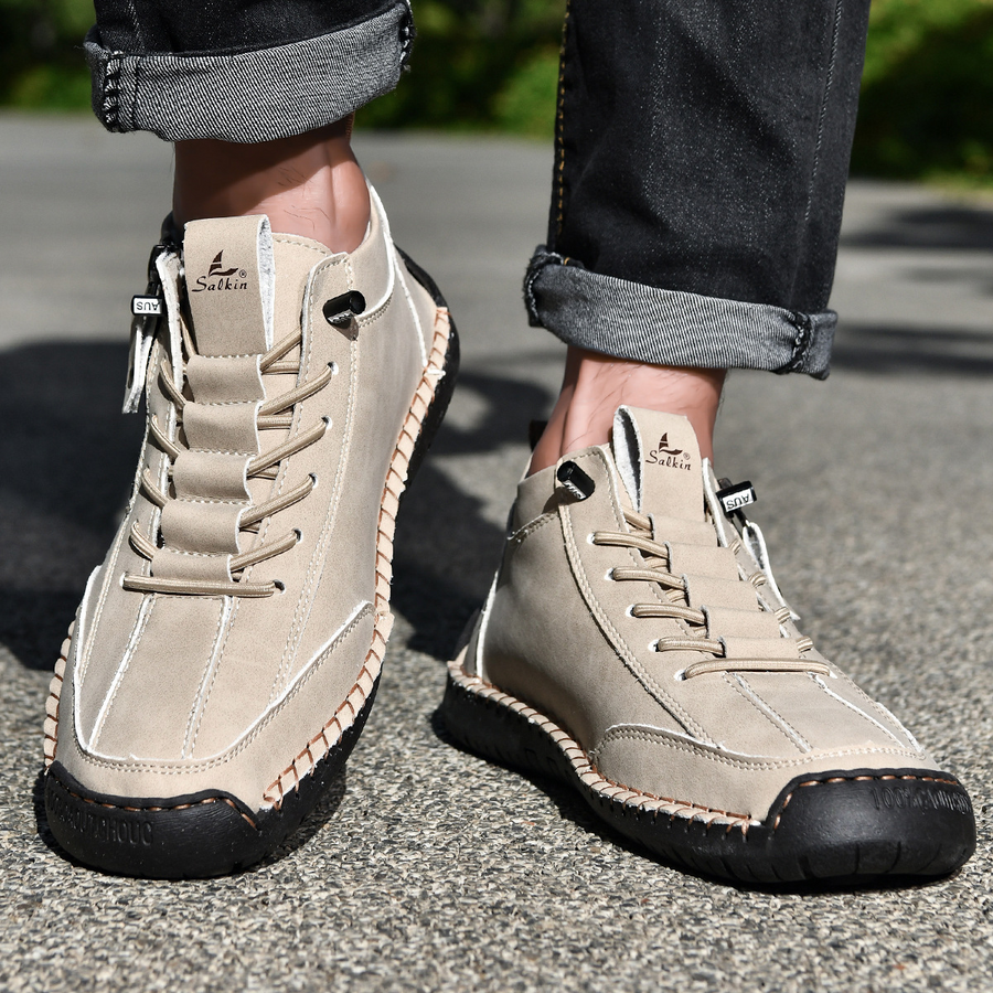 BRUNEL PARIS | CHAUSSURES EN NABUK AVEC ZIP POUR HOMME
